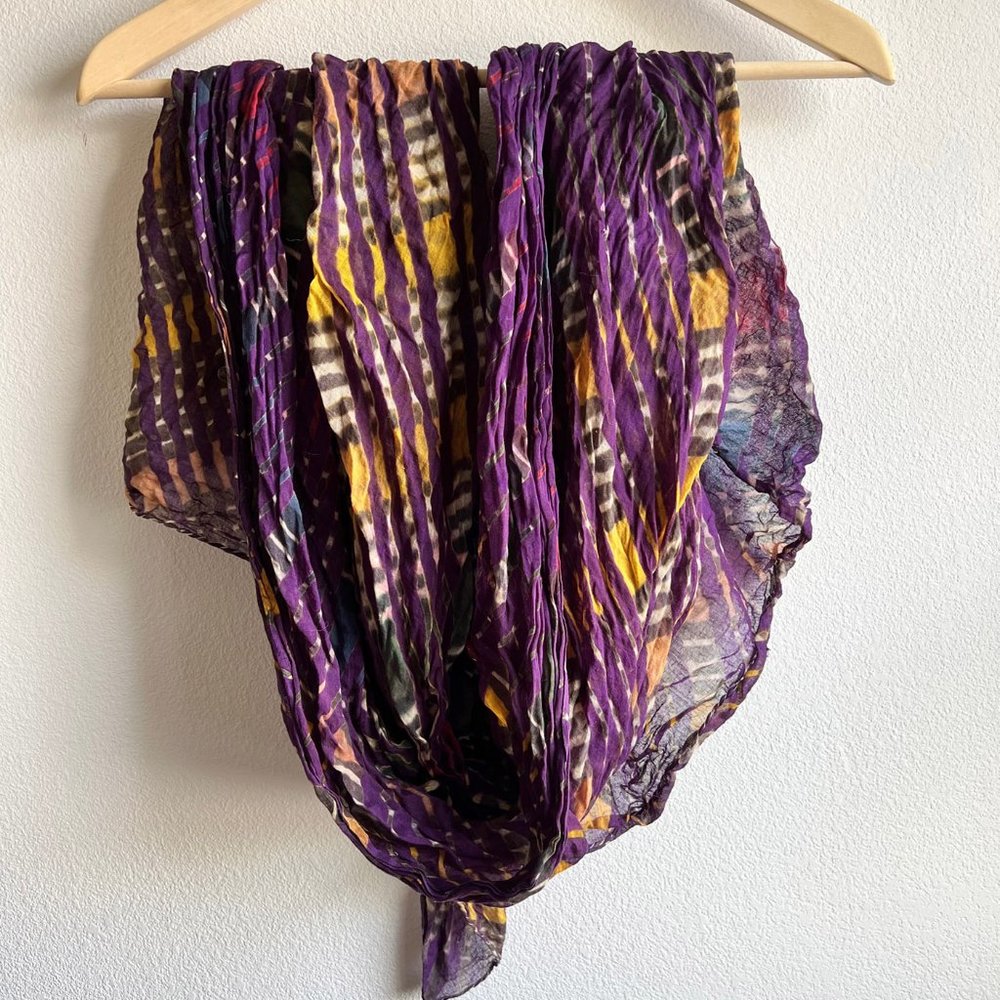 Purple Dyed Scarf